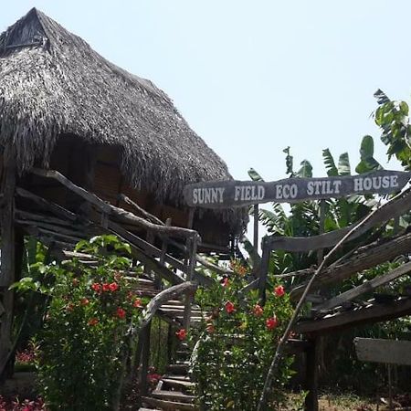 Villa Sunny Field Eco Stilt House Cat Tien Exterior foto